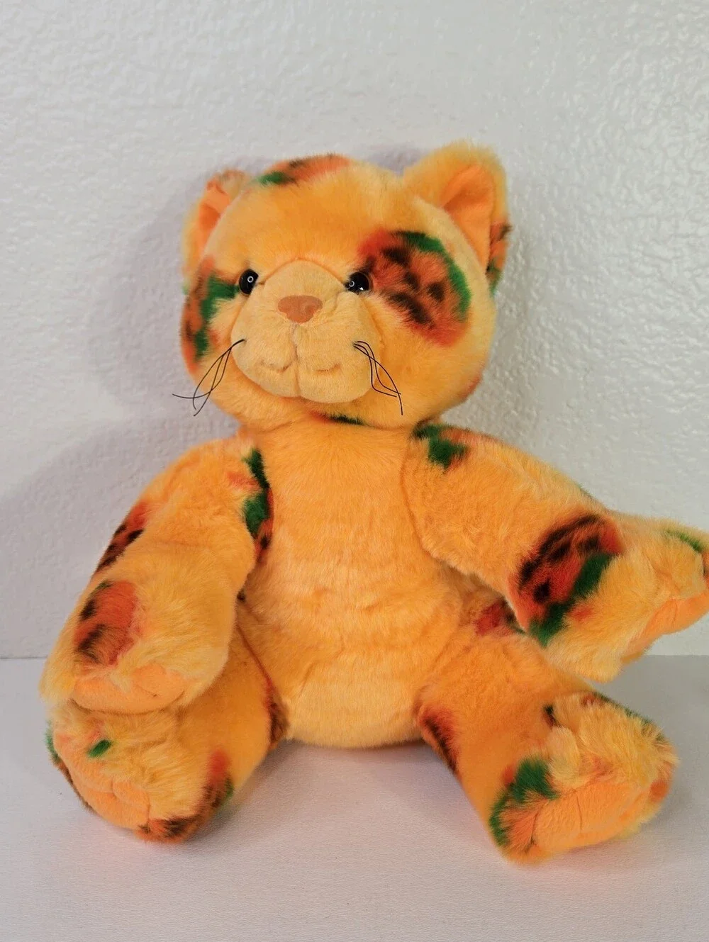 Build A Bear Halloween Jack O Lantern Pumpkin Plush Kitty Cat‎ RARE 2008 Retired